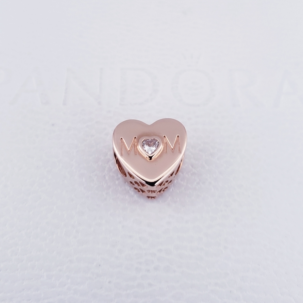 ♥️ Authentic Pandora ⭐️RETIRED⭐️ ROSE MOM CHARM